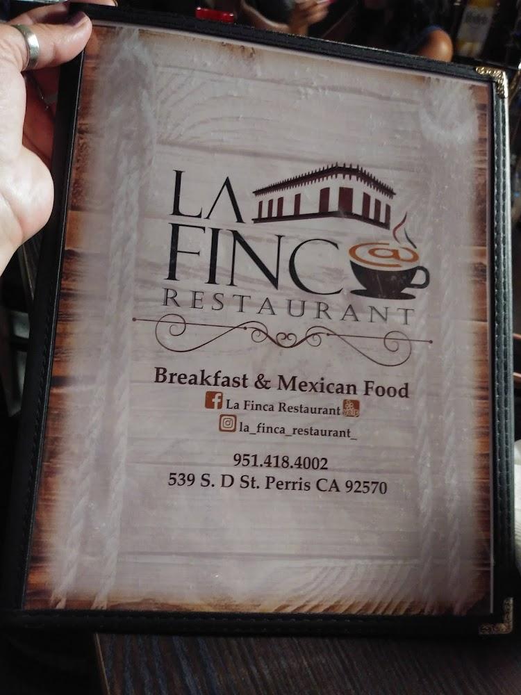 La Finca Restaurant & Bar Menu image 2